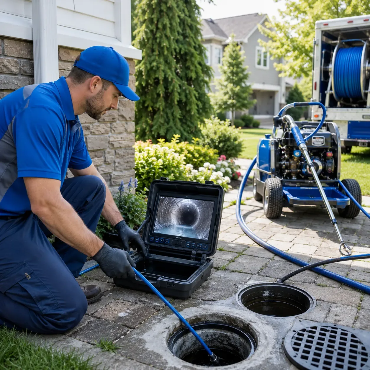 Outdoor drain cleaning professionals serving Welch, TX
